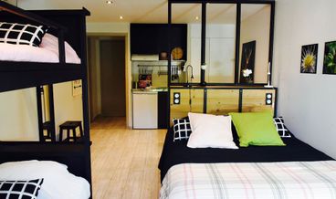 billede på Studio-1 Double Bed and 1 Twin Bunk Bed Non Refundable Free self parking Free WiFi