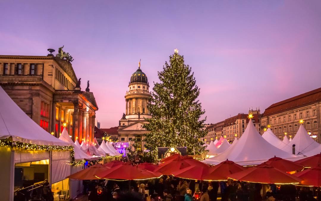 Find hoteller tæt på et julemarked i Berlin