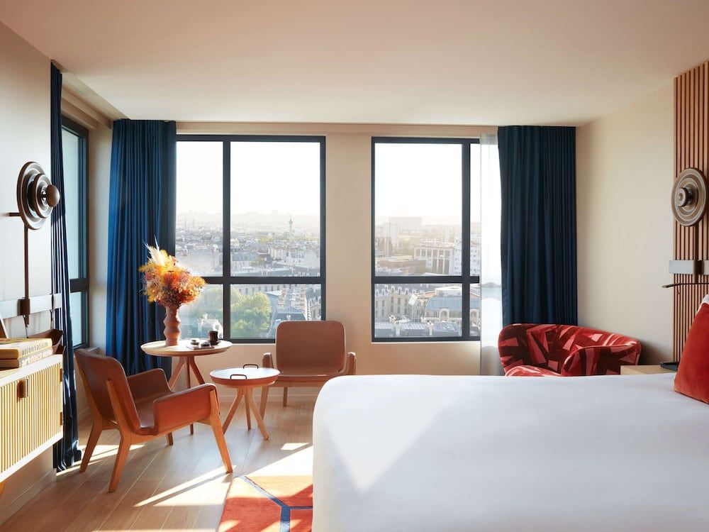 billede på Junior-studiolejlighed - 1 kingsize-seng - hjørneværelse (Eiffel tower & Seine river view)