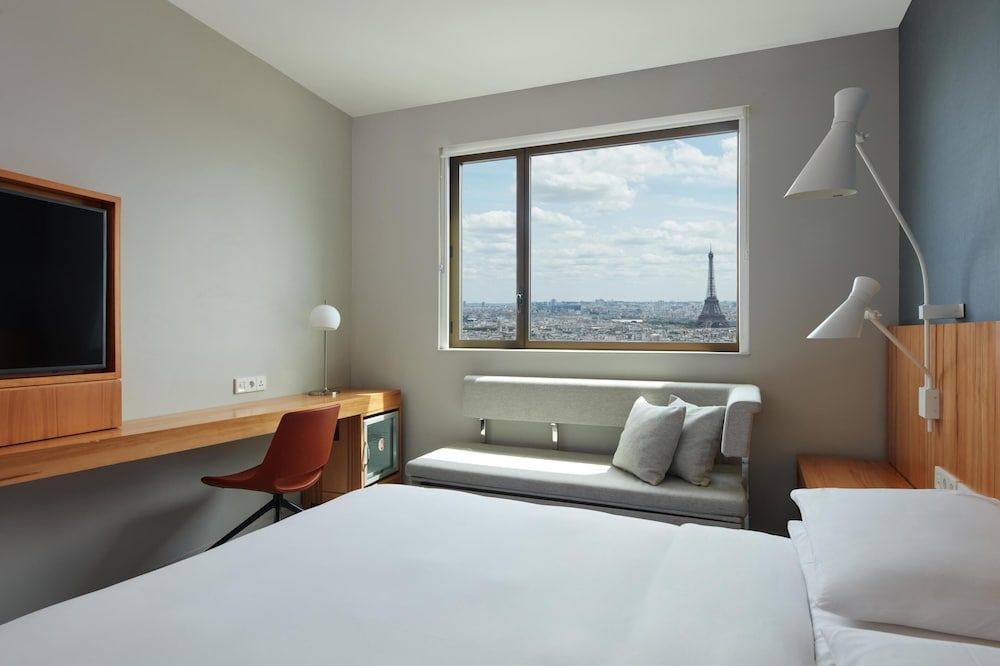 billede på Værelse - 1 kingsize-seng (Eiffel Tower View, High Floor, Club)