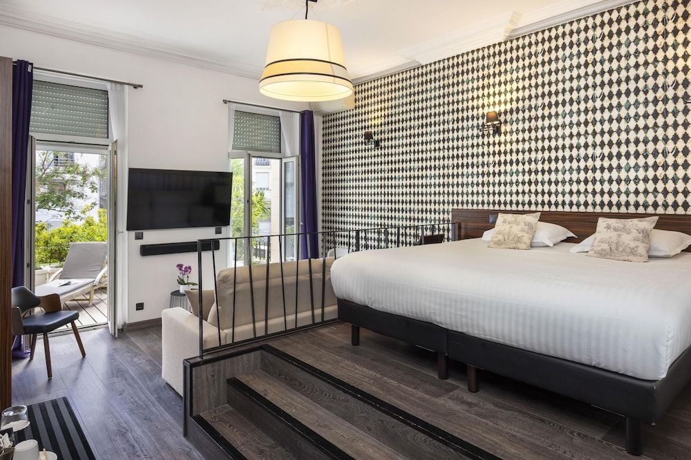billede på Junior-suite - 1 kingsize-seng - terrasse - udsigt til have (Twin bed on request)
