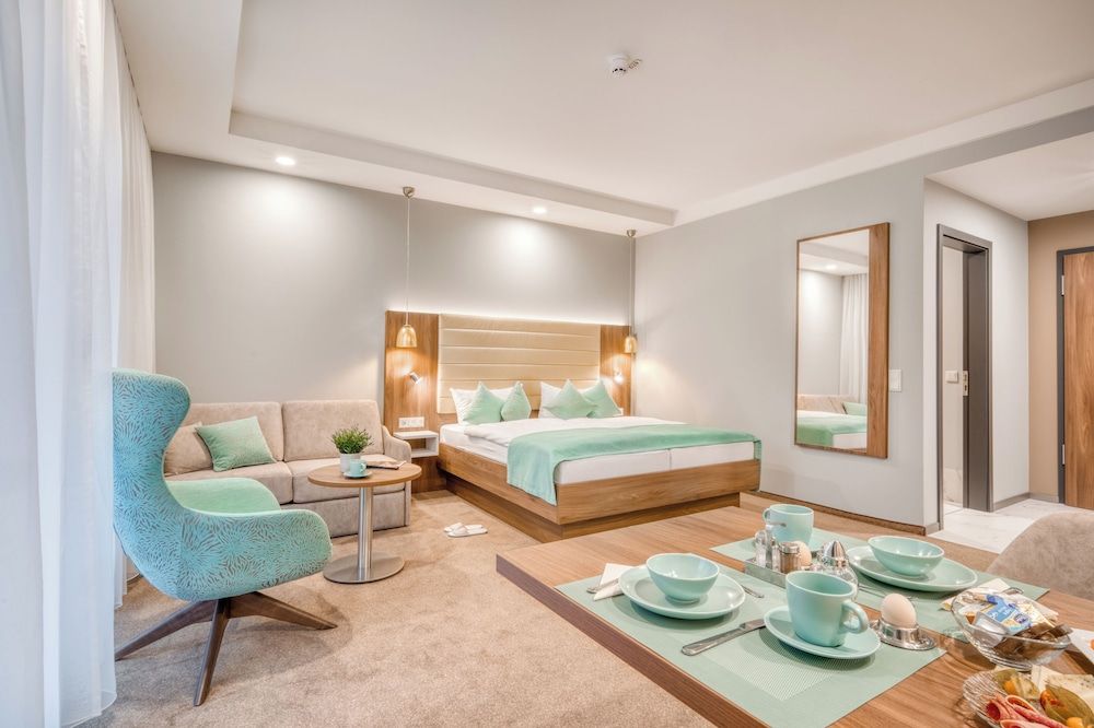 billede på Deluxe-dobbeltværelse - 1 kingsize-seng med sovesofa - ikke-ryger - balkon